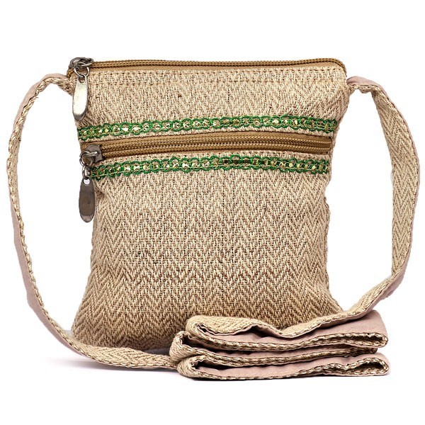 Designer Allo Nettle Fabric Ladies Side Bag | Gifts to Nepal | Giftmandu