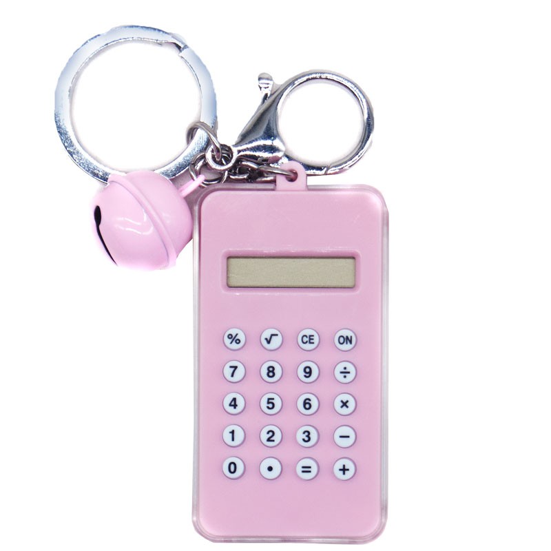 Mini Portable Calculator Key-ring (Pink) | Gifts to Nepal | Giftmandu