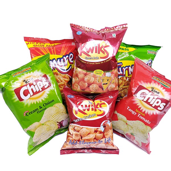 Chips, Kurmure, Crackers & Cheese Balls Combo | Gifts to Nepal | Giftmandu