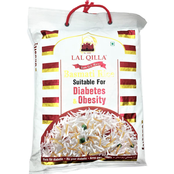 Lal Qilla Basmati Rice Suitable for Diabetes & Obesity 5kg Gifts to