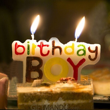 Birthday Boy Candle (For Birthday Cakes Only) - Send gifts to Nepal ...