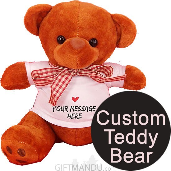 personalised teddy bear tshirt